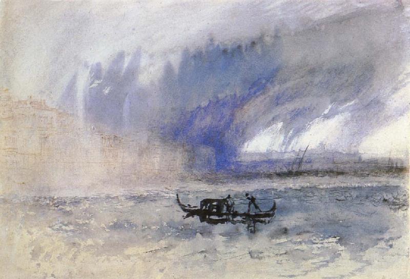 Joseph Mallord William Turner Storm oil painting image
